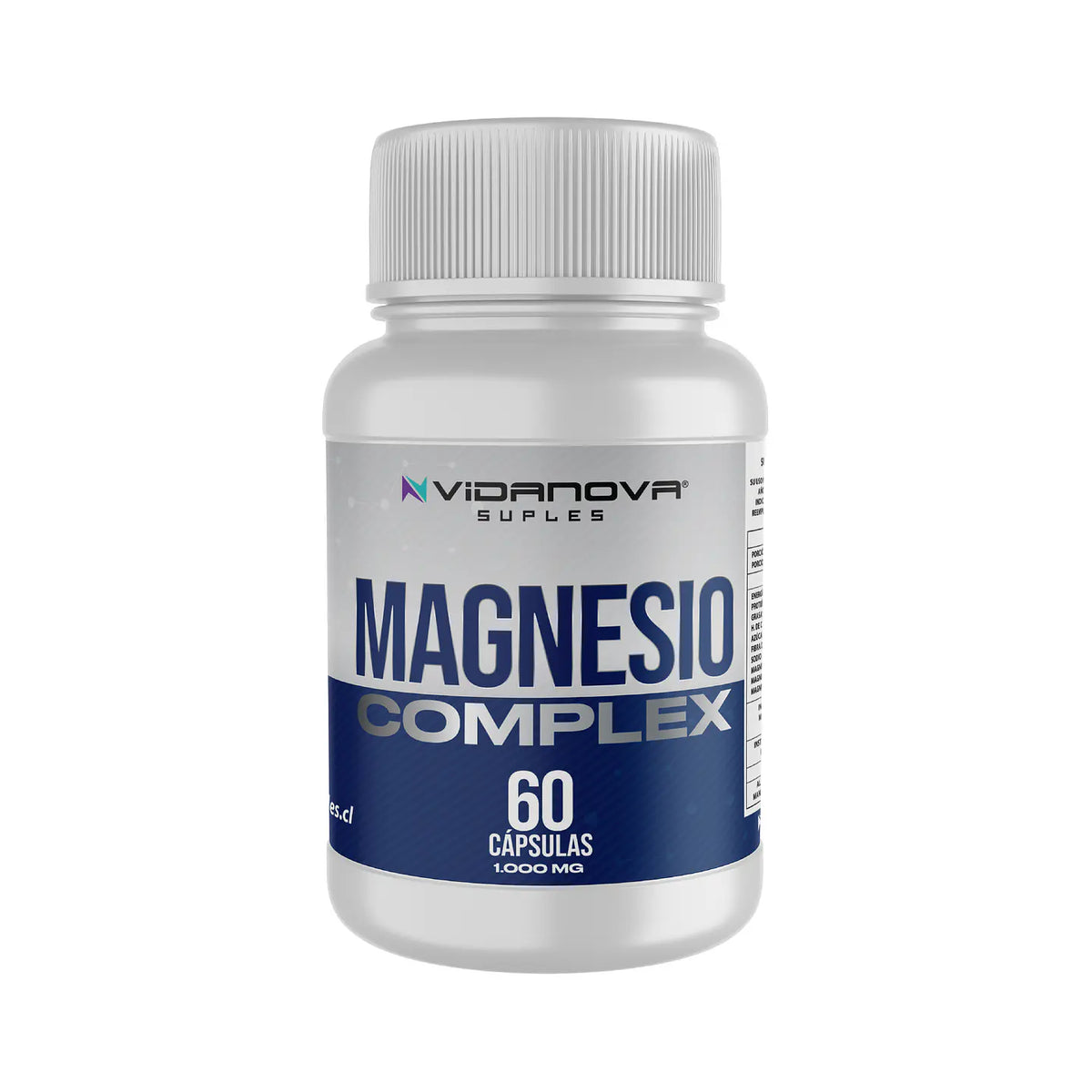 Magnesio Complex 3 en 1 - 60 caps 1000 mg - Equilibrio y Función Muscular