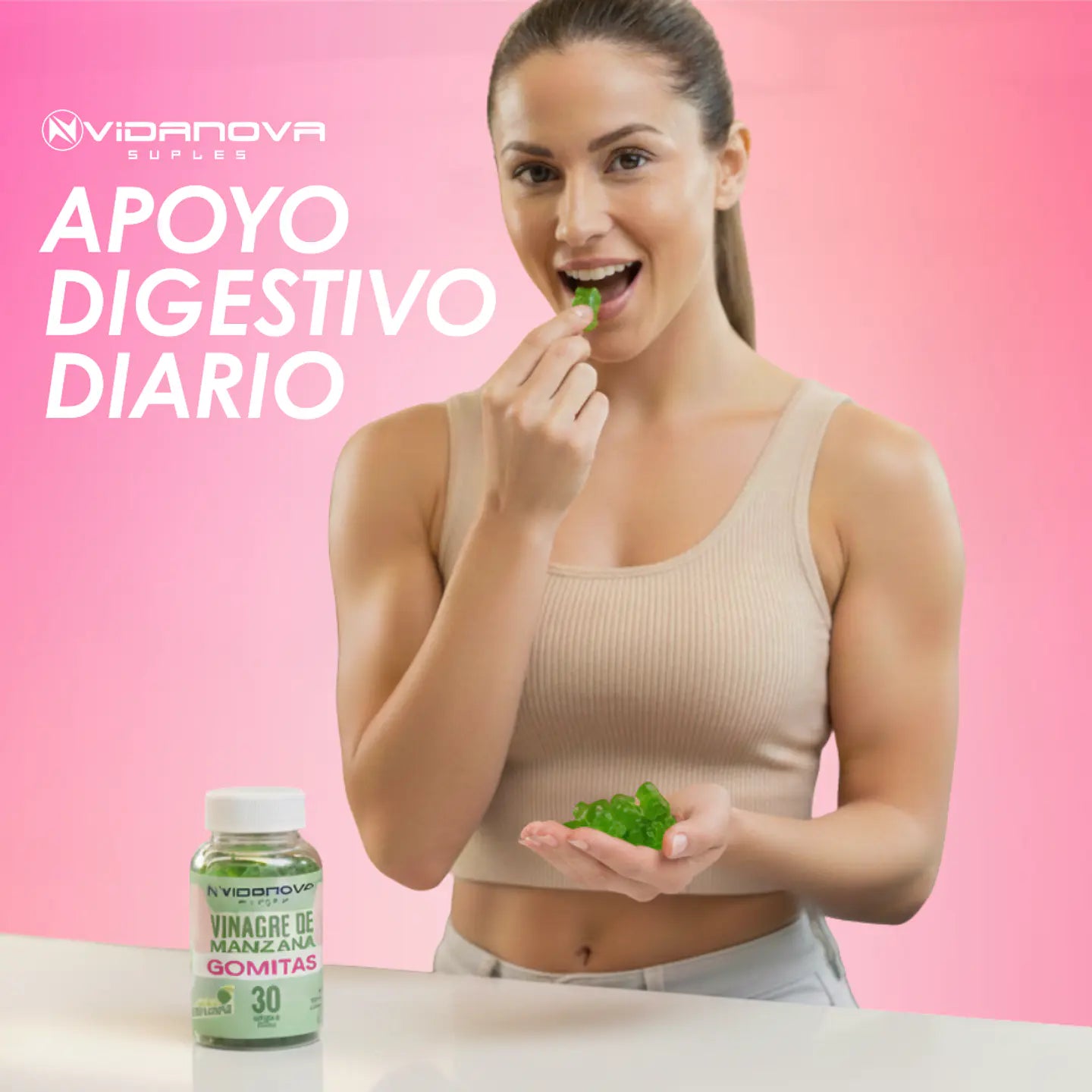 Gomitas Vinagre de Manzana 30 Unidades