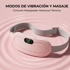 Cinturón Menstrual Térmico y Masajeador