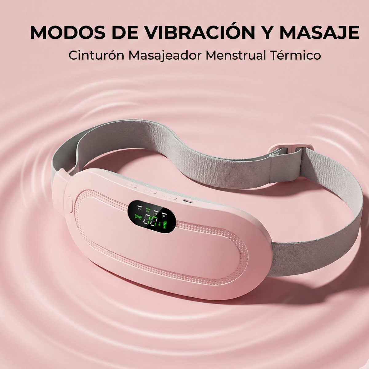 Cinturón Menstrual Térmico y Masajeador