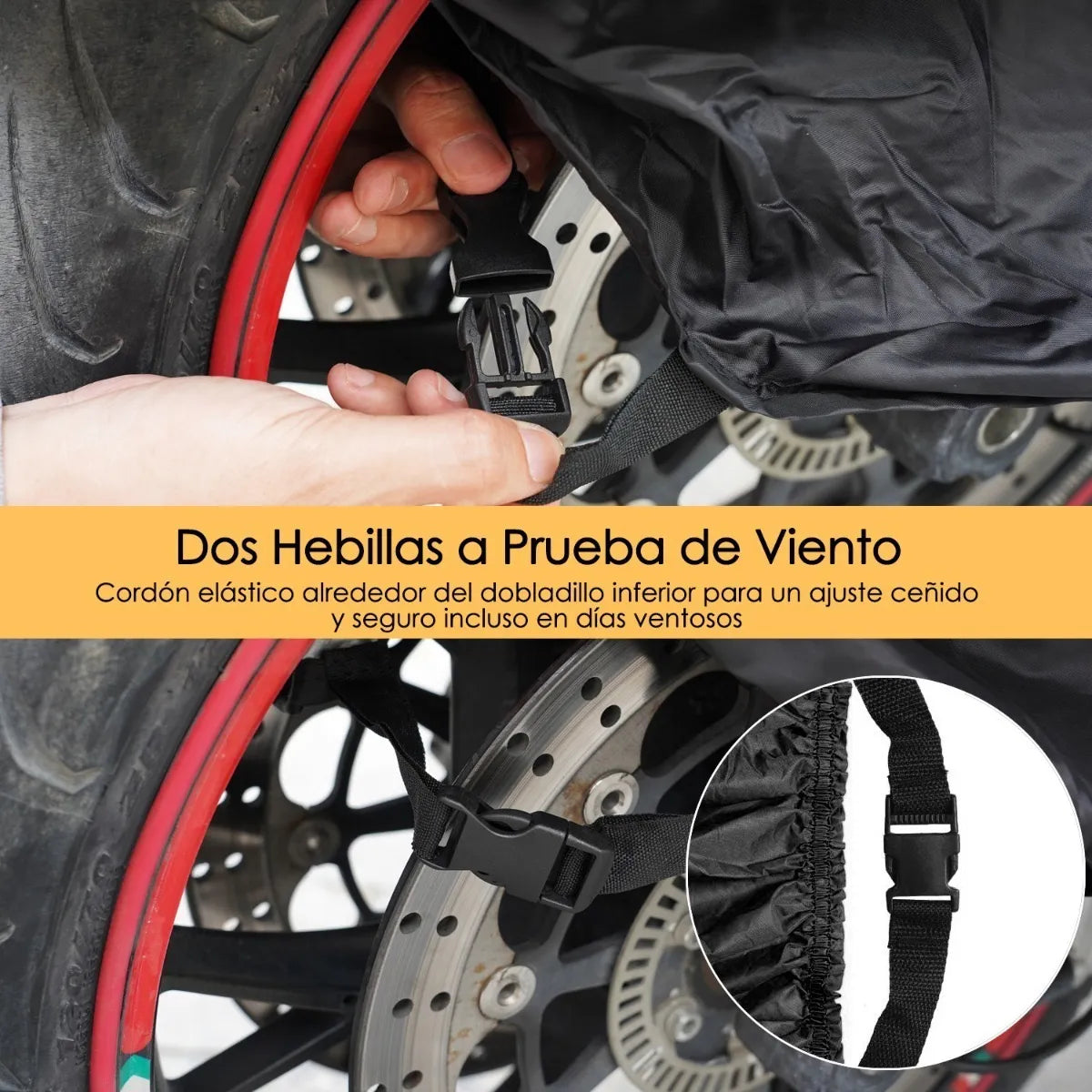 Funda Moto Impermeable Filtro UV/Polvo